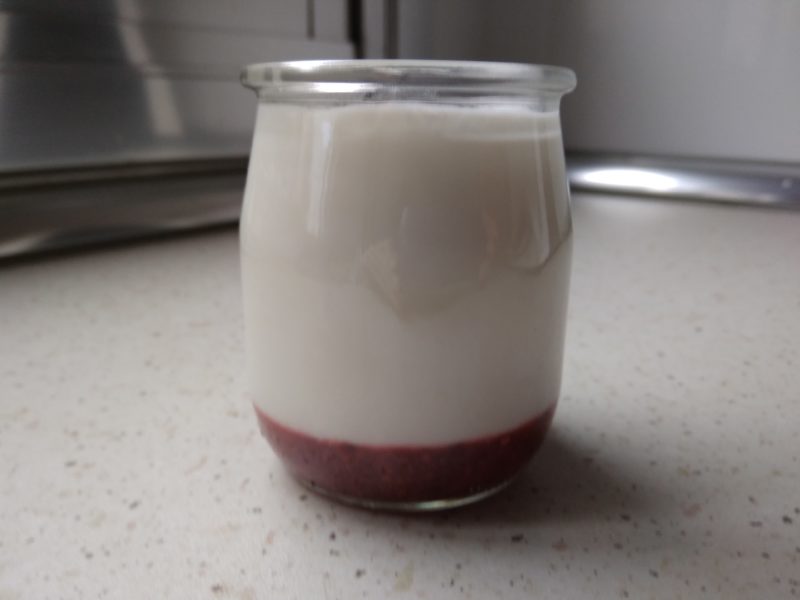 Yogurt natural casero bajo en fodmap